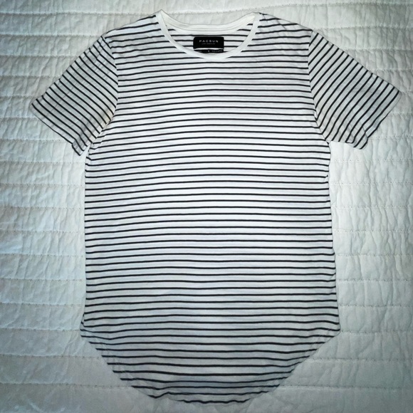 BUNDLE 6 Basic Striped Tees (S/M) Pacsun/On the Byas - Picture 10 of 13